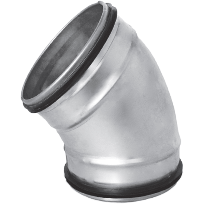 200mm Steel 45° Bend 200mm Steel 45° Bend